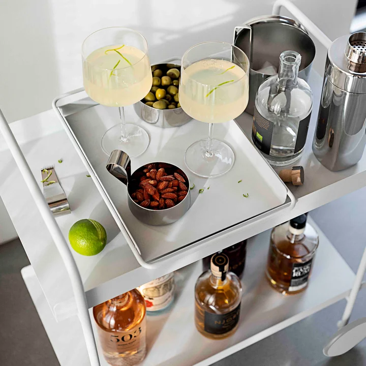 Zone Denmark - A-Cocktail Barwagen / Trolley, schwarz
