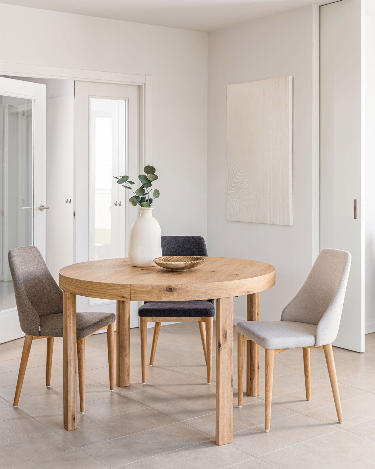 Kave Home Esszimmerstuhl ROSIE 6er Set dunkelgrau