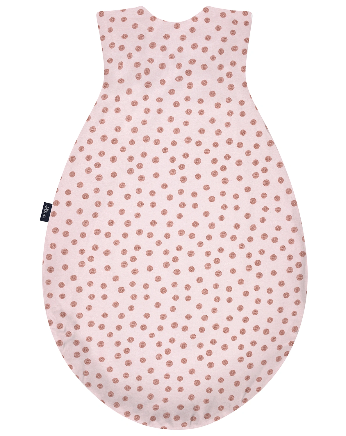 Jersey-Schlafsack SOMMERTRAUM – CURLY DOTS in rosa