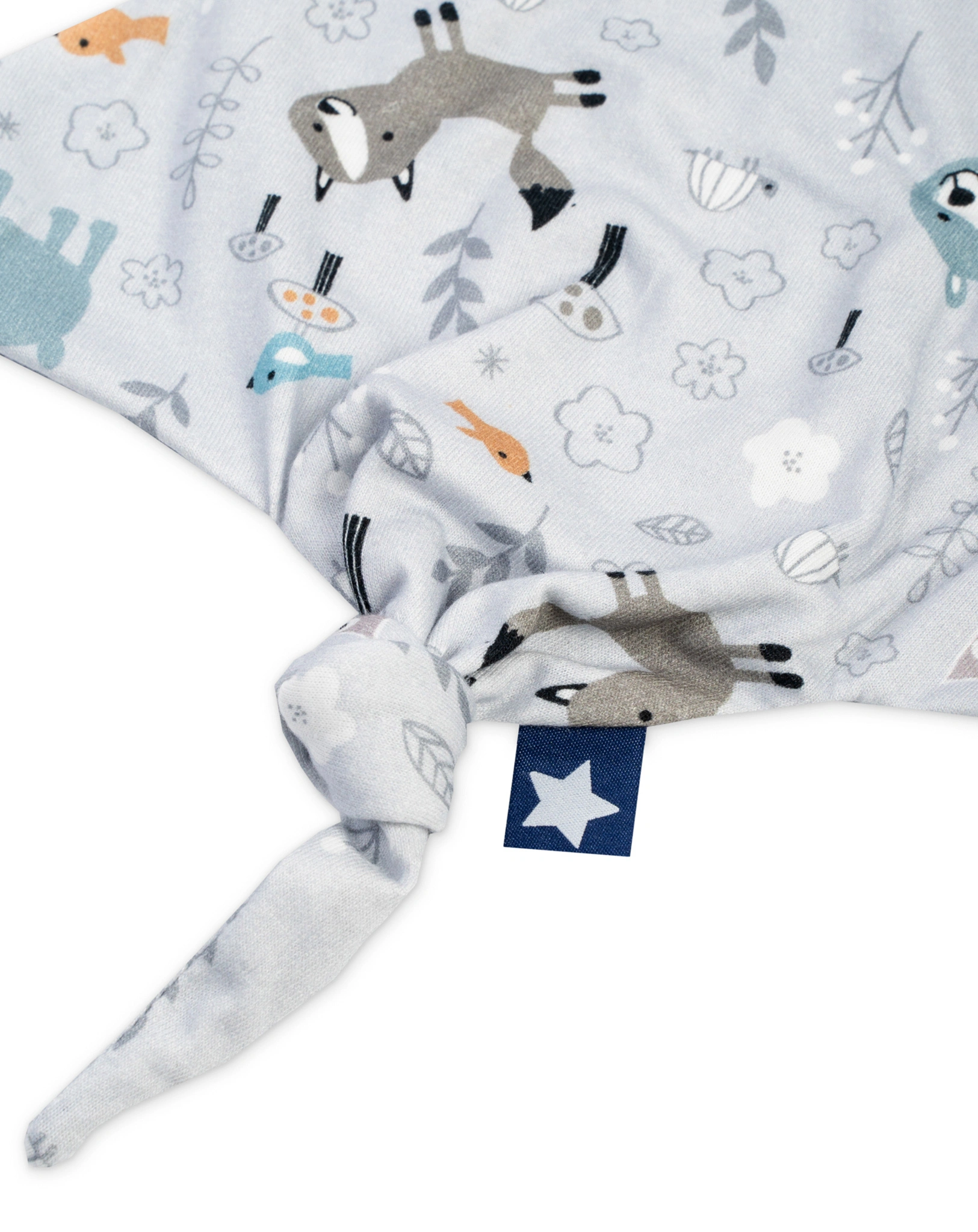 Jersey-Schnuffeltuch SMART FRIENDS (35cm) in bunt