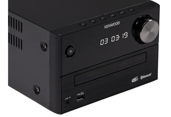 Kenwood M-420DAB, Home audio micro system, Sort, Bakke, 14 W, 6 ohm (O), 10%
