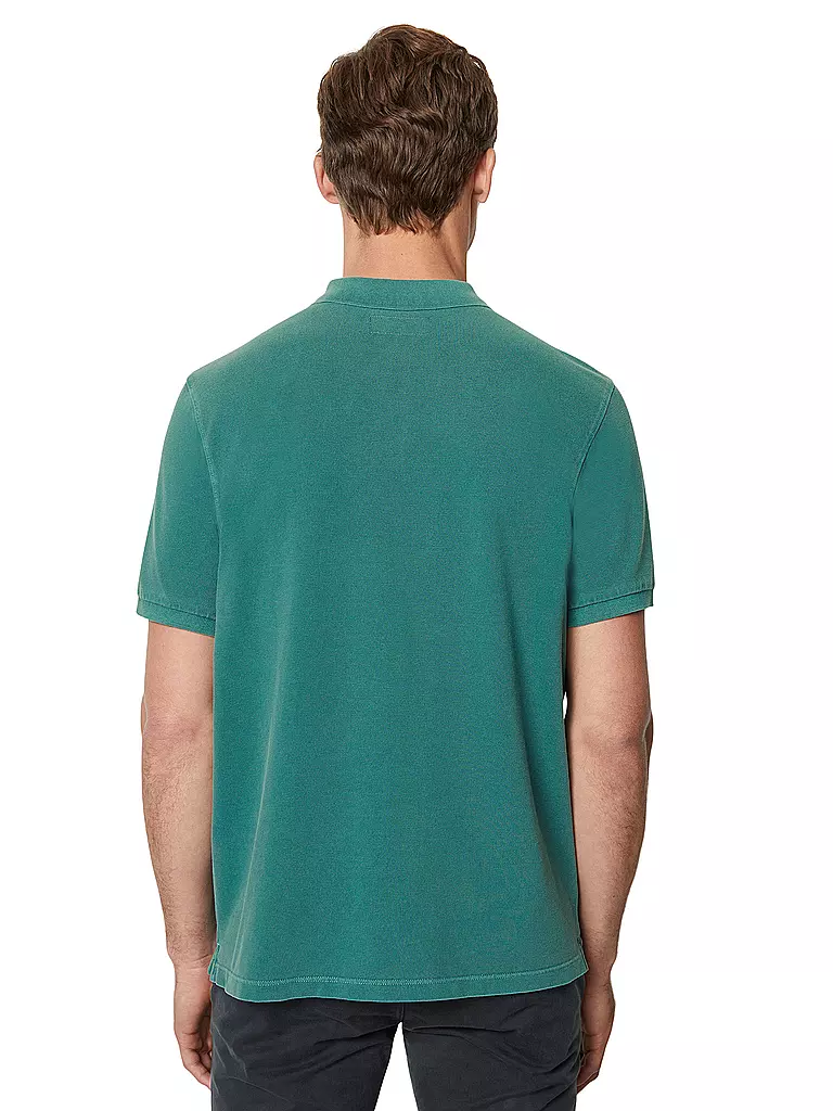 MARC O'POLO Poloshirt dunkelgrün