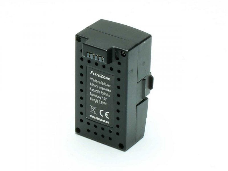 FliteZone RC-Akku LiPo 350mA, 7.4 V Lithium Ionen Akku für FliteZone Jet Ranger Bell 206