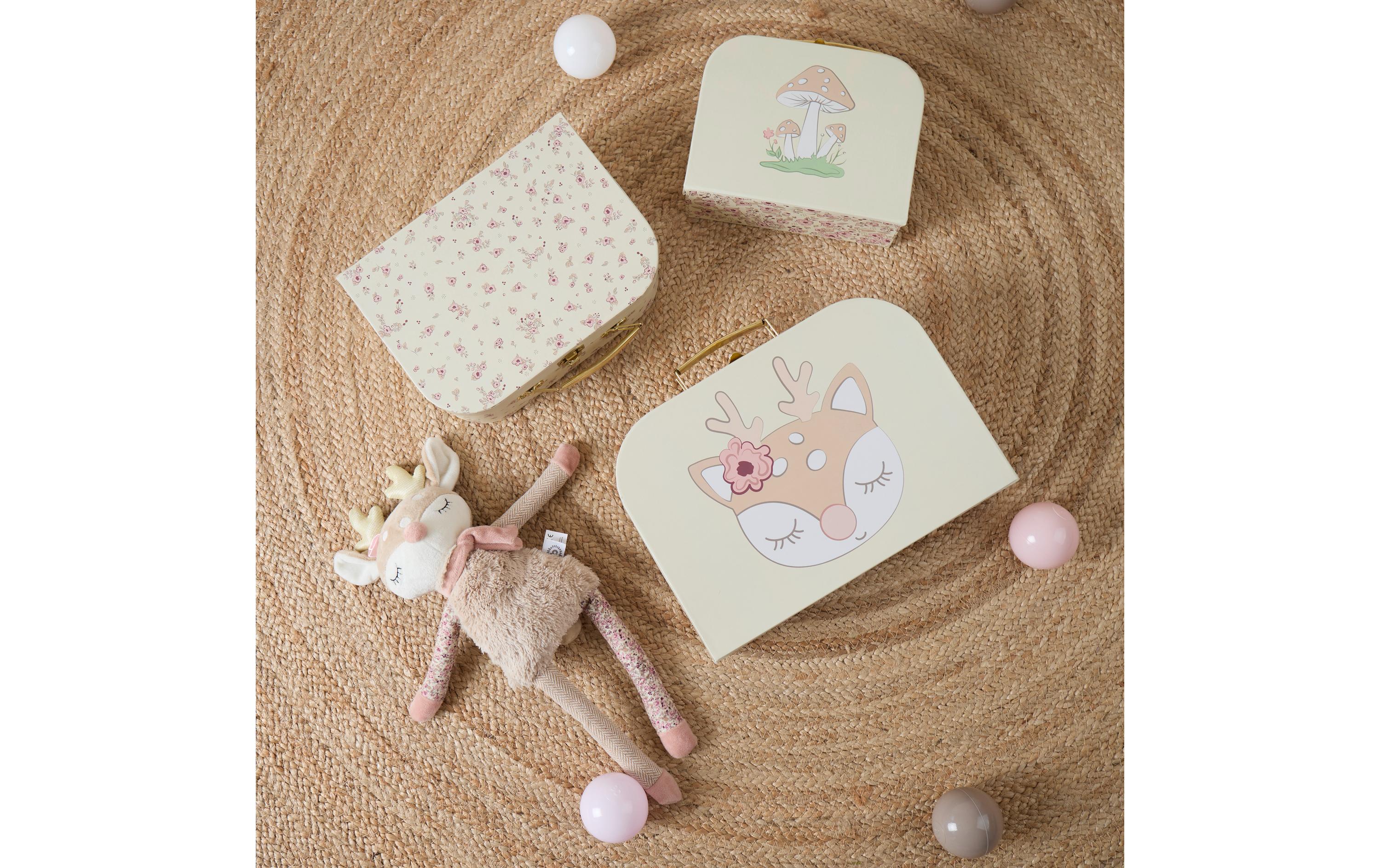 Spielzeugkoffer Ella vintage flowers 3er SetKofferset zum Aufbewahren von Spielzeugen