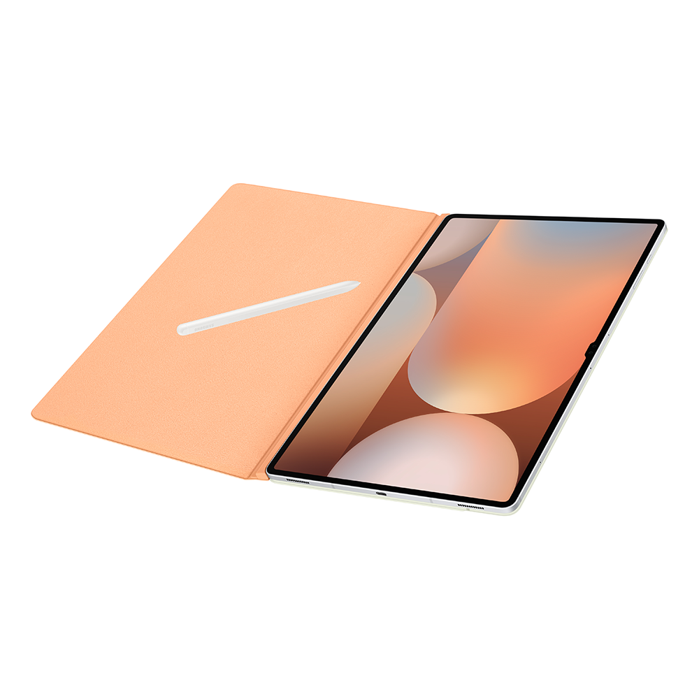 Galaxy Tab S10 Ultra / Tab S9 Ultra Book Cover Tasche   S-Pen Halterung (EF-BX910POEGWW) - Orange