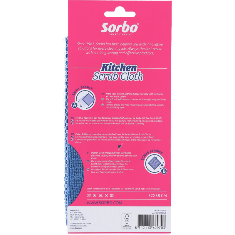 Sorbo Kitchen scrub cloth keukendoek