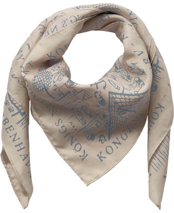 Magasin du Nord Collection Magasin Iconic Scarf 83x83cm Light blue
