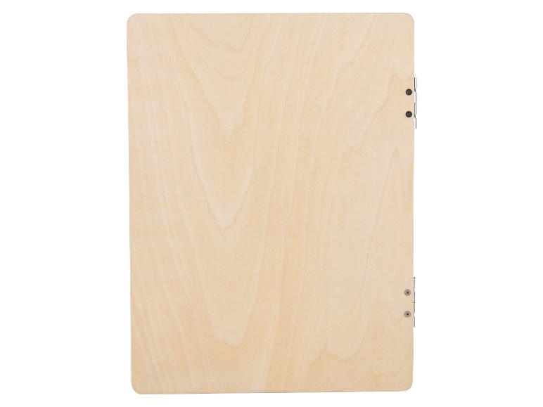 Houten laptop of magnetische klok