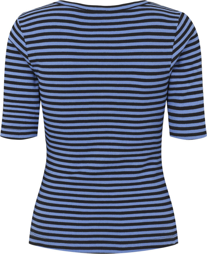 esmé studios ESBlossom Stripe 2/4 T-shirt GOTS Granada sky