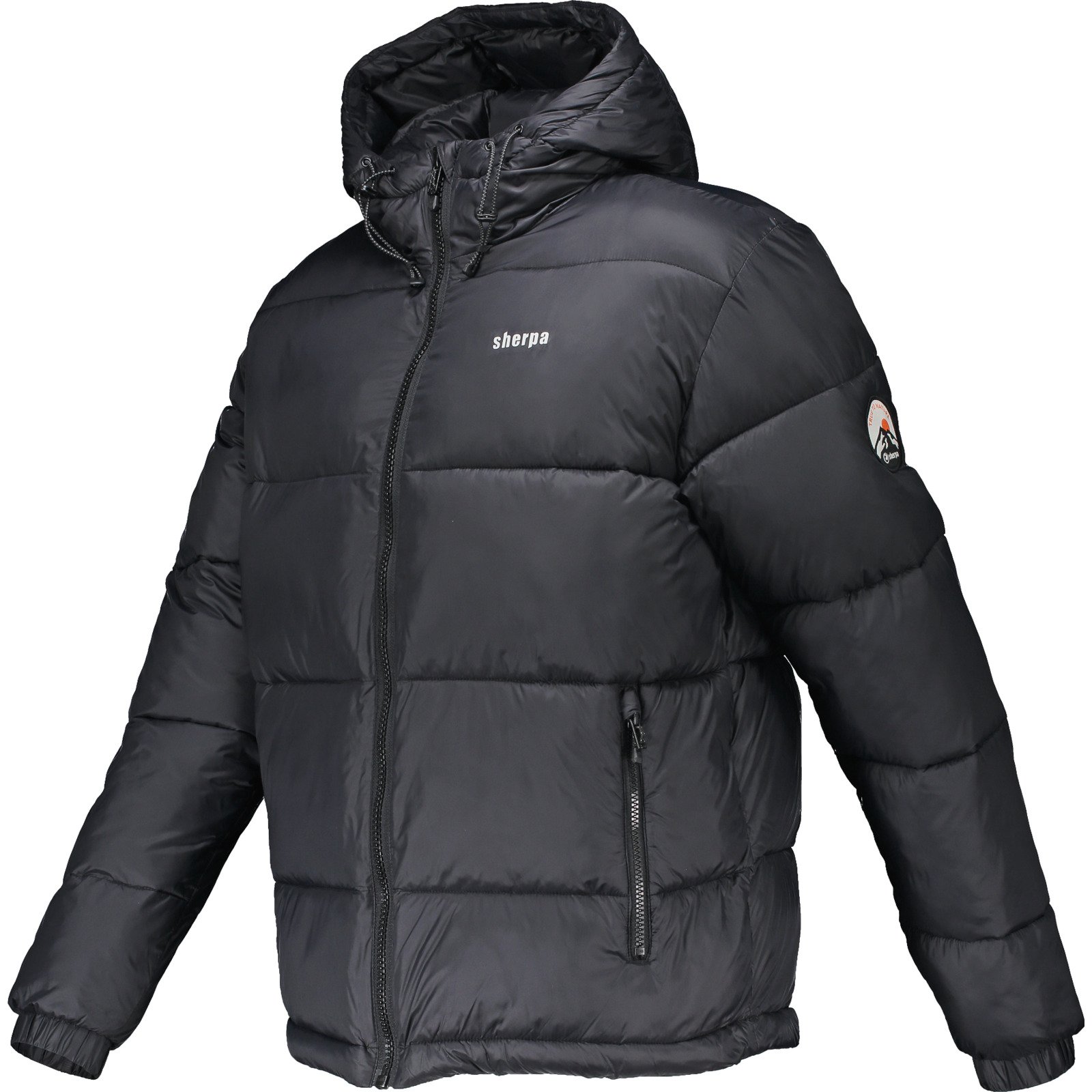 Sherpa Herren-Winterjacke Sisupan M, schwarz