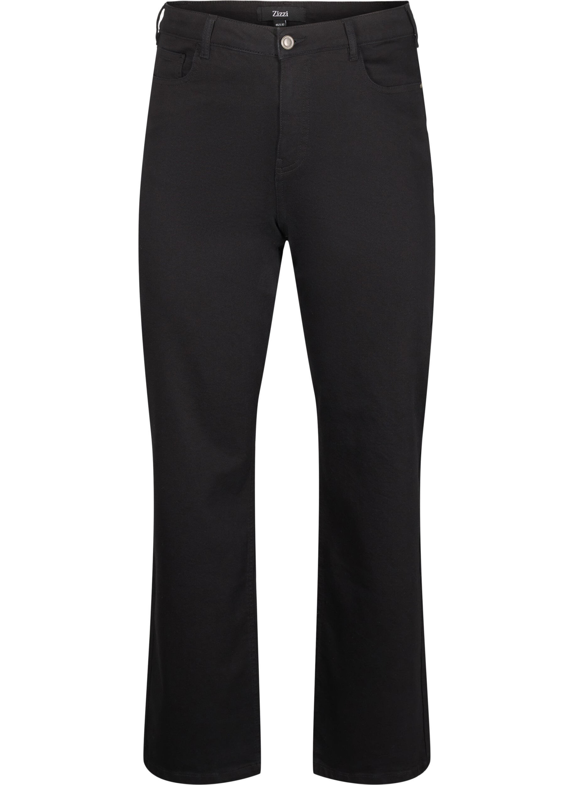 Højtaljede Gemma jeans med straight fit