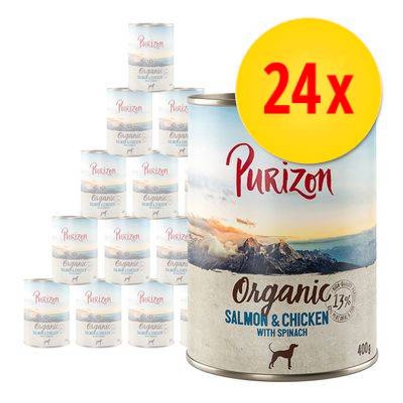 Lot économique Purizon Organic Bio 24 x 400 g