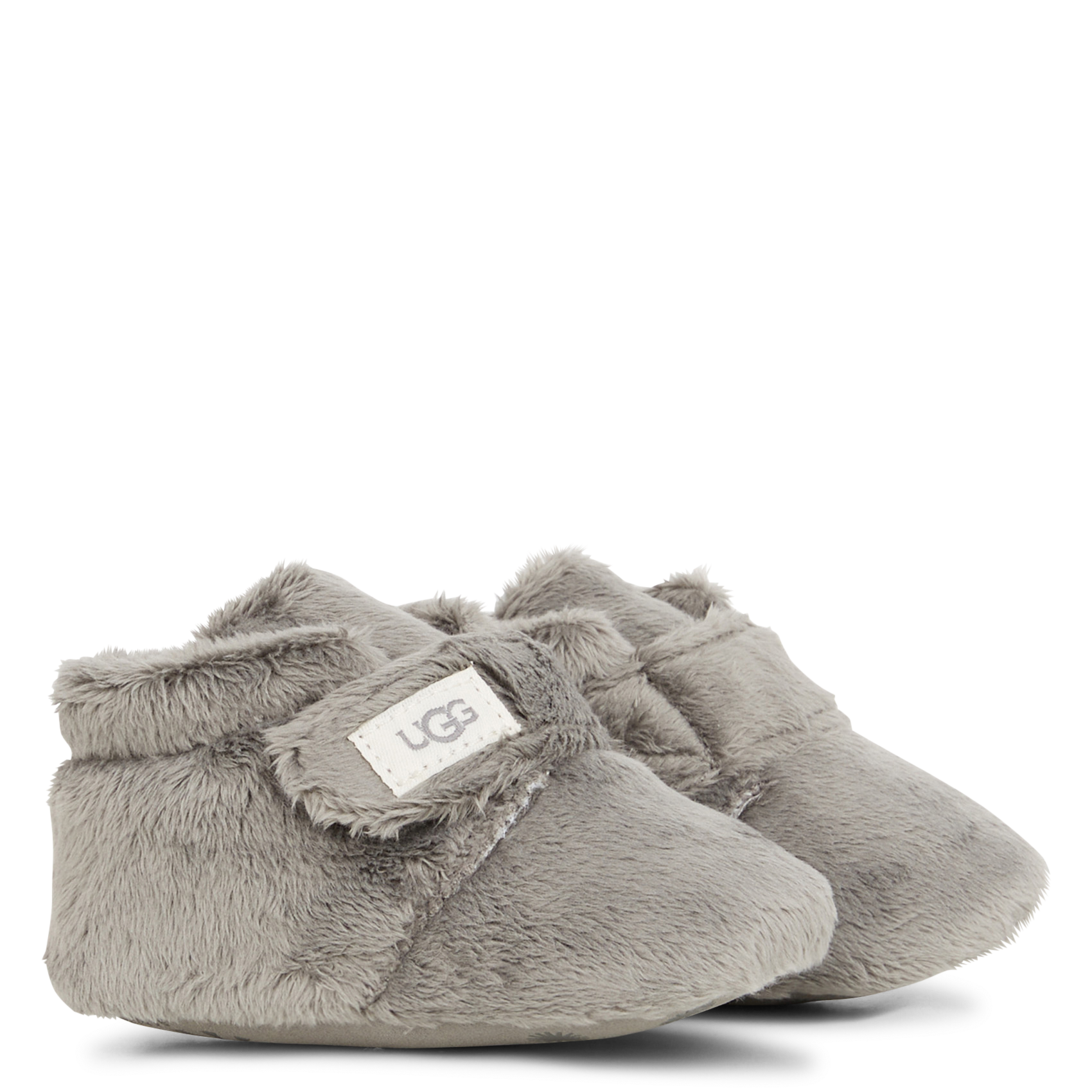 BIXBEE AND LOVEY - Chaussons fourrés à scratch | Gris