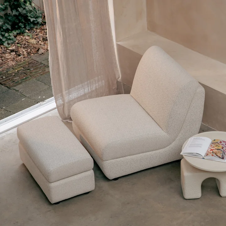 Zuiver - Mississippi Outdoor Hocker, beige
