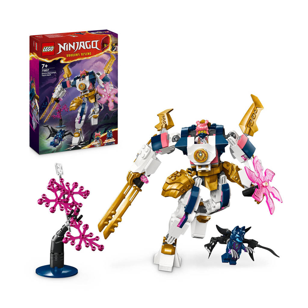 Zeer fijn! Zowel hoofdpersonage als accessoiresSora's elementaire techmecha Ninja Rollenspel Speelgoed voor Kinderen 71807