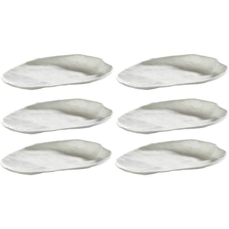 Serax Perfect imperfection by Roos van de Velde ontbijtbord 20x23 set van 6