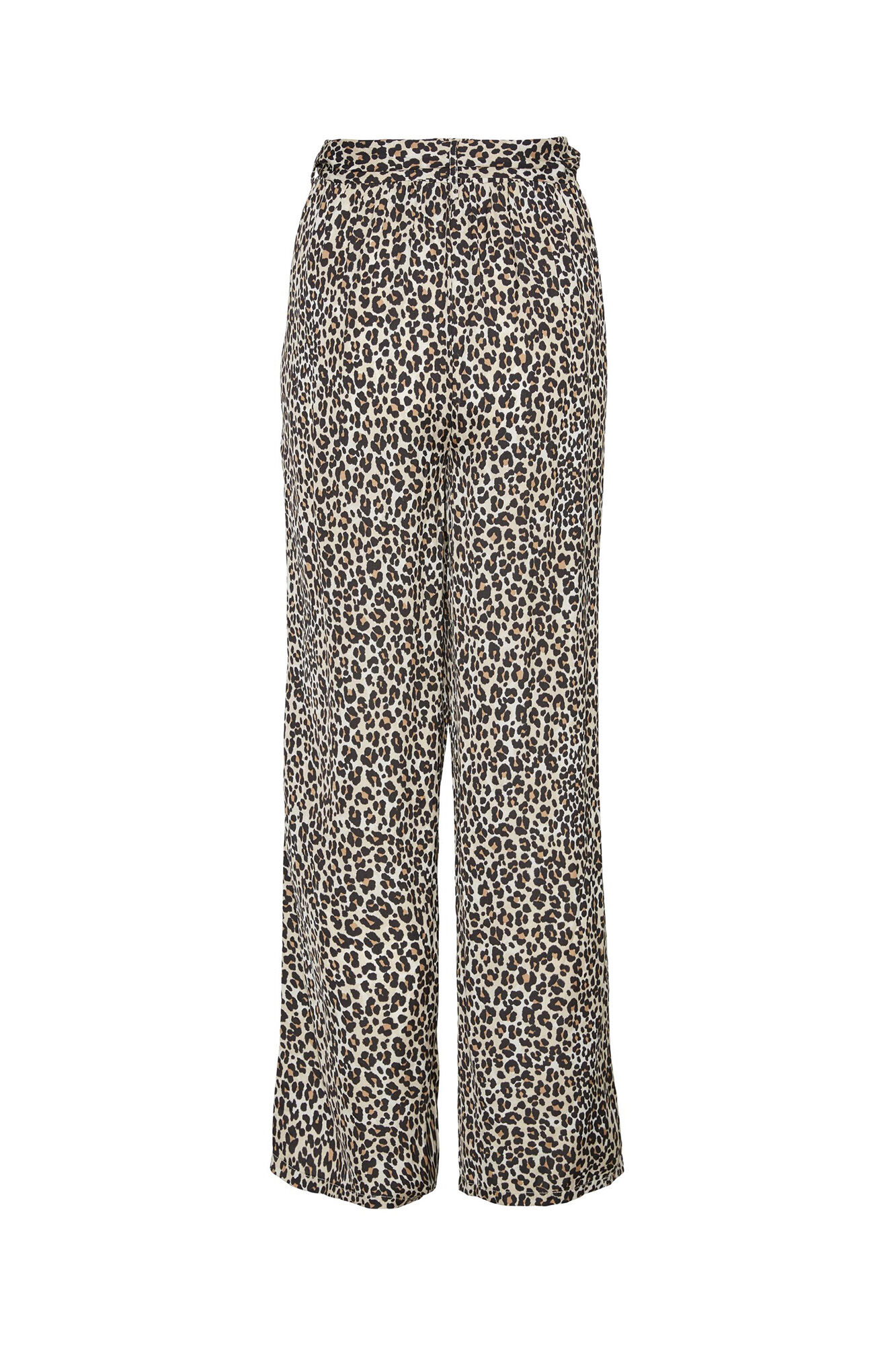 Calça feminina de cintura alta - Cinza