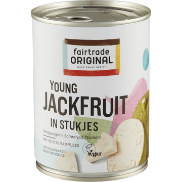 Fairtrade Original Young Jackfruit in Stukjes 550 g
