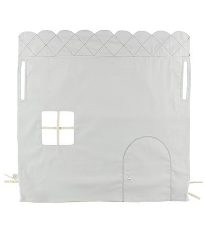 Loullou Puppenhaus für Spielbogen - Grau/Elfenbein