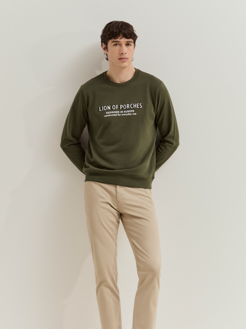 Sweatshirt de algodão