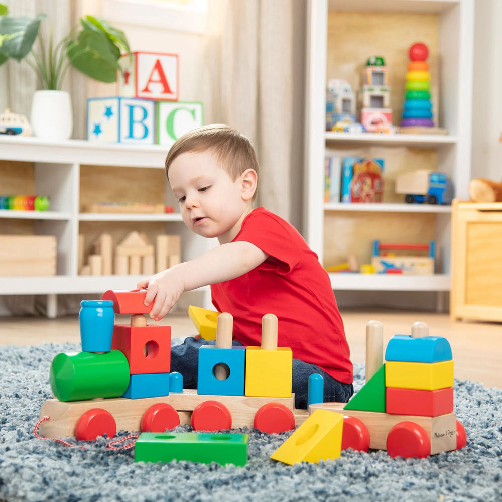 Køb Melissa & Doug Multifarvet Legetøj - Tog Til Stabling