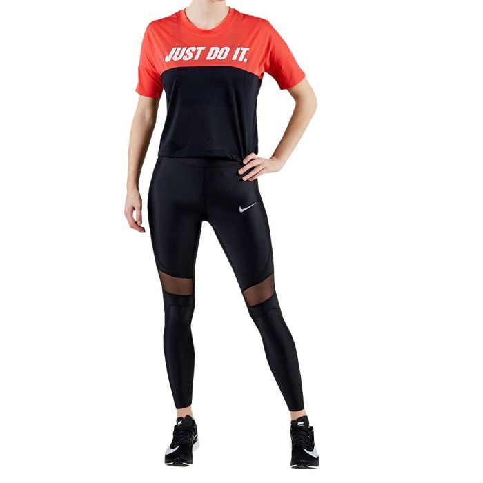 Nike Dame T-shirts Tailwind Top SS SD