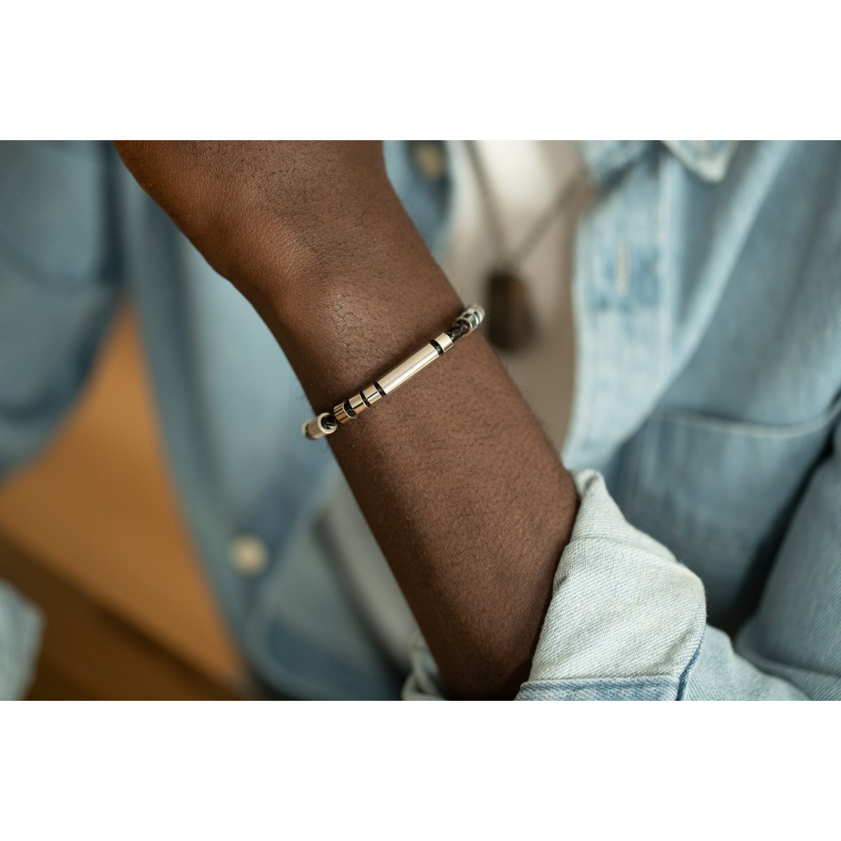Bracelet souple Tiago en Acier 316L