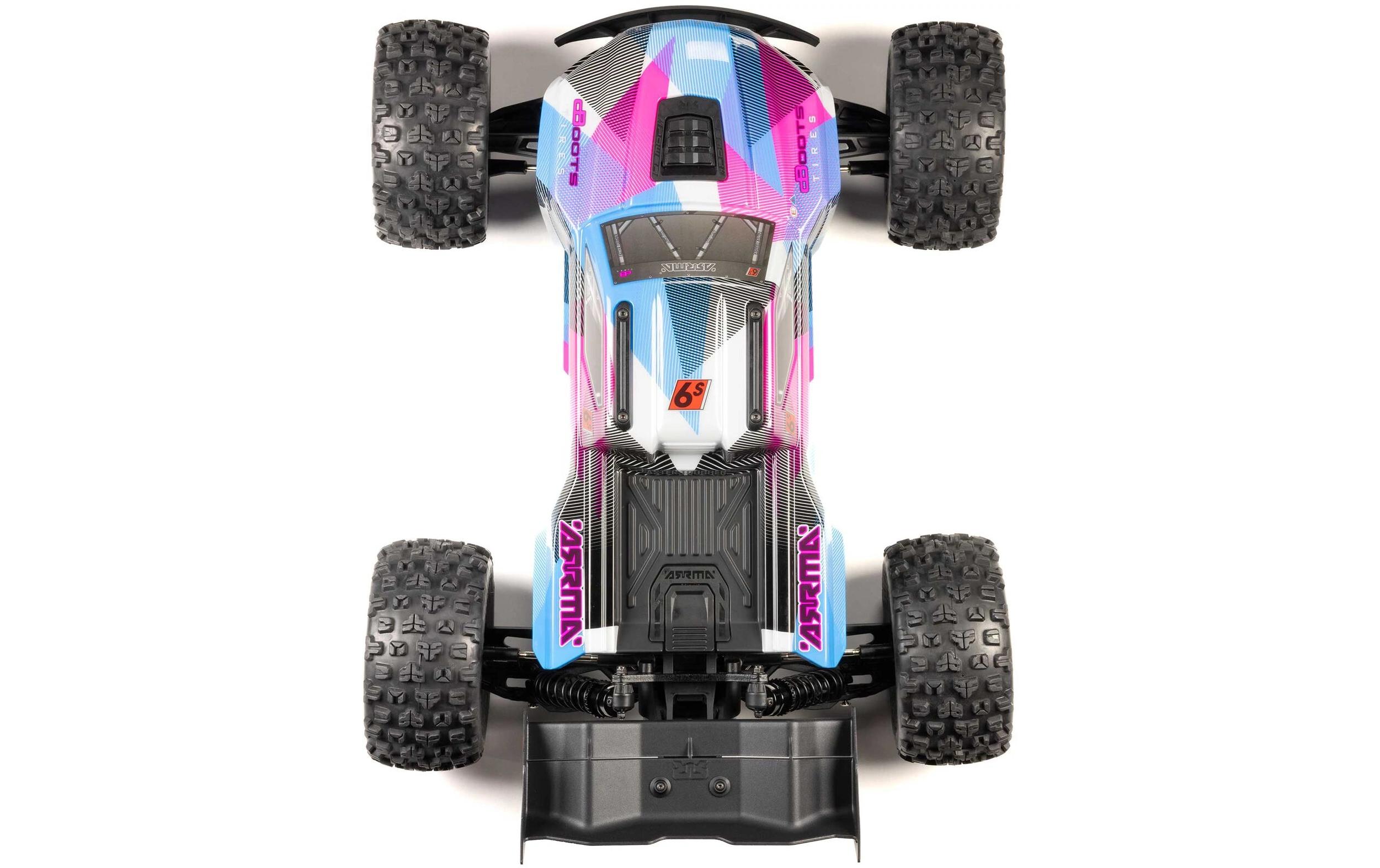 Monster Truck Kraton BLX6S, Blau/Pink ARTR, 1:8<br>Brushless Off-Road Truck