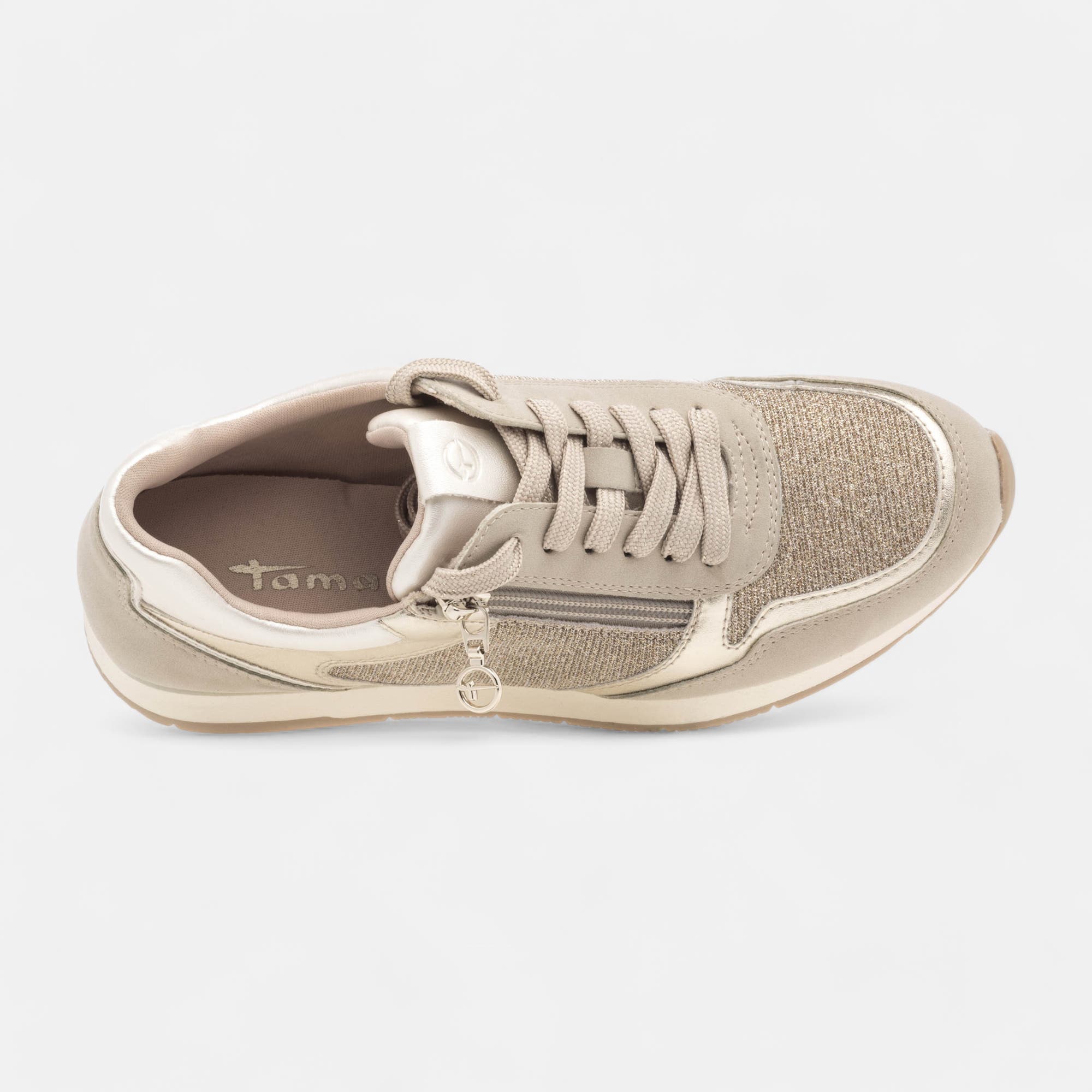 Baskets basses Femme or
