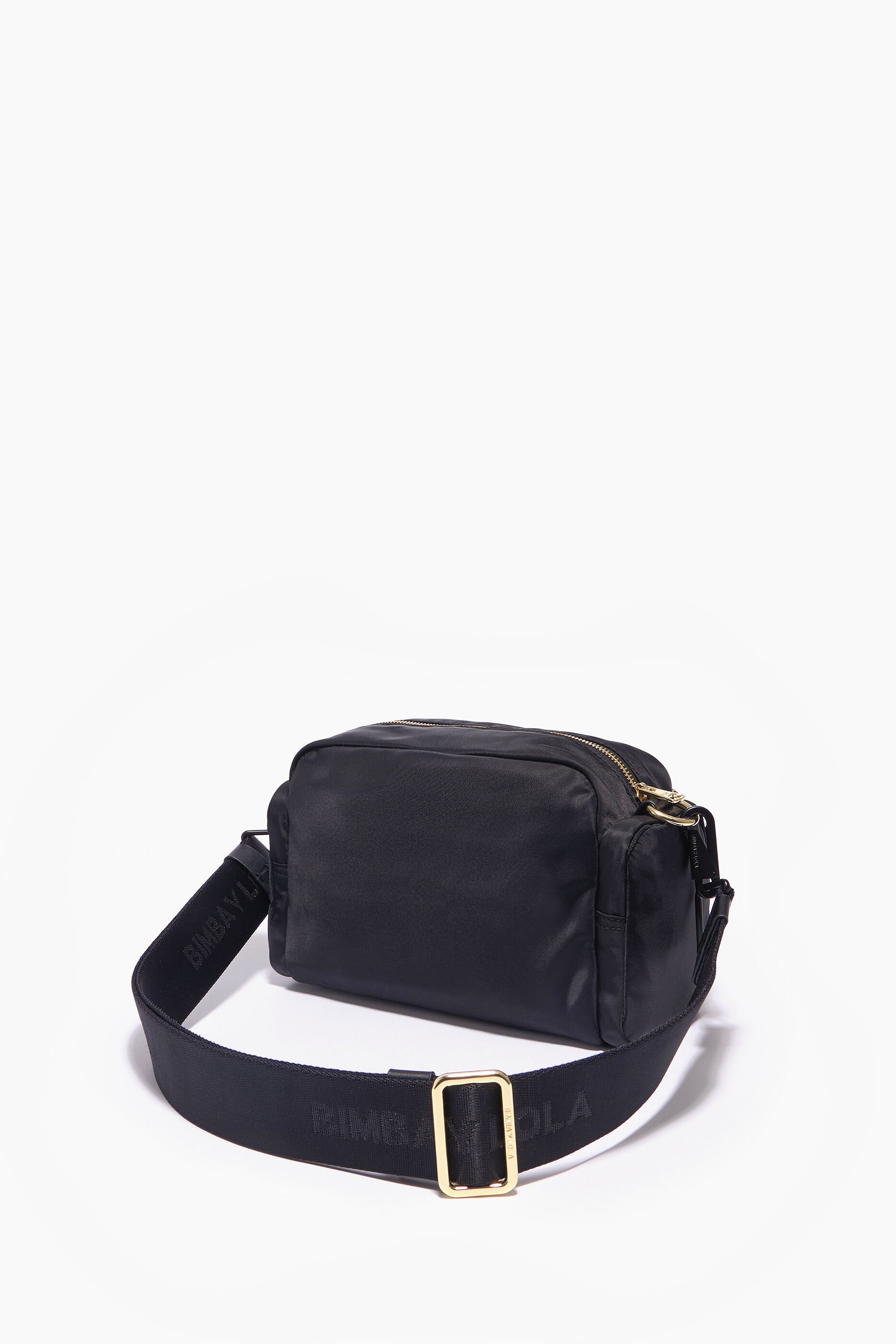 Bolsa de ombro M em nylon preto