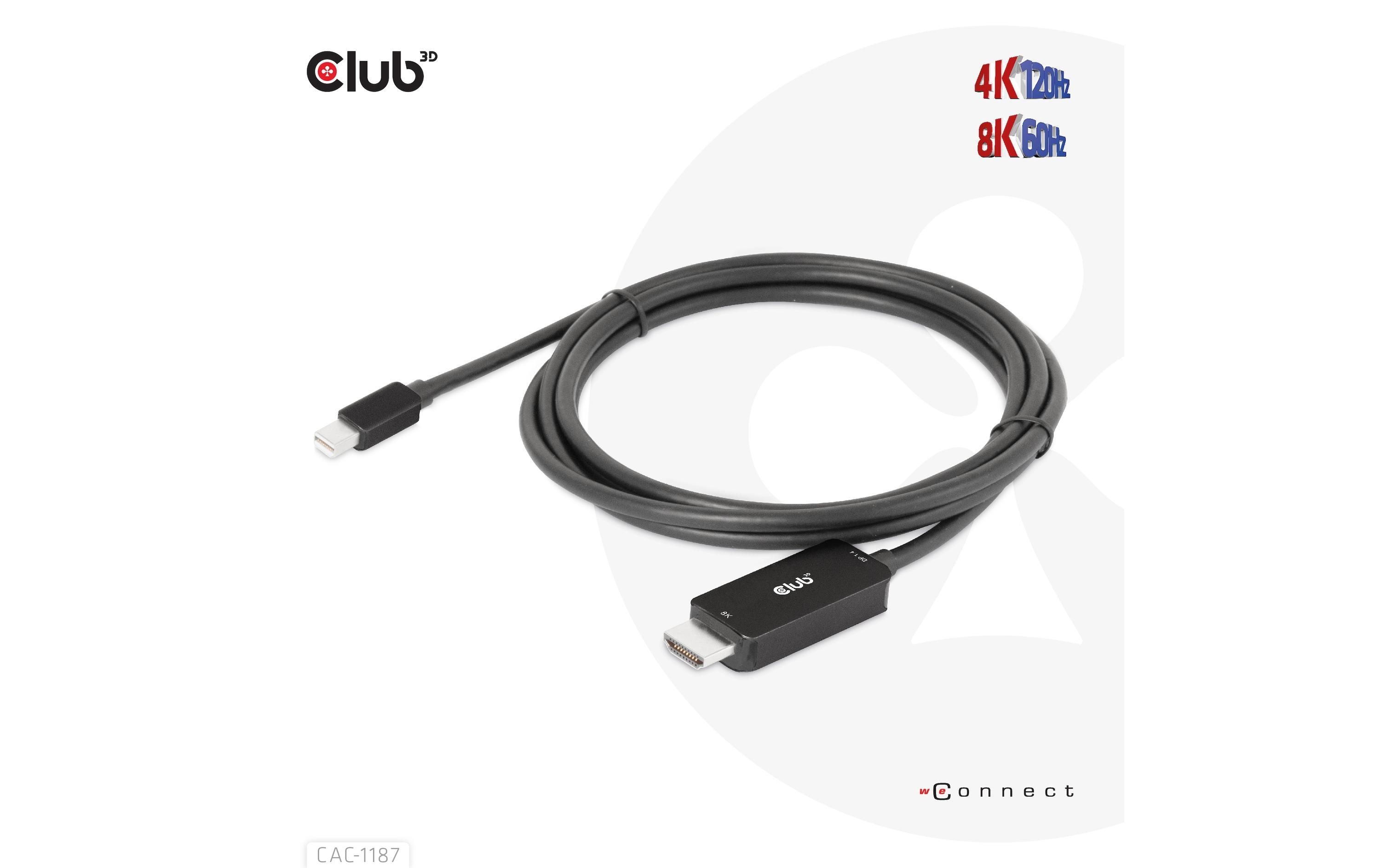 Kabel CAC-1187 Mini-DisplayPort - HDMI, 1.8 mMini DisplayPort auf HDMI Kabel