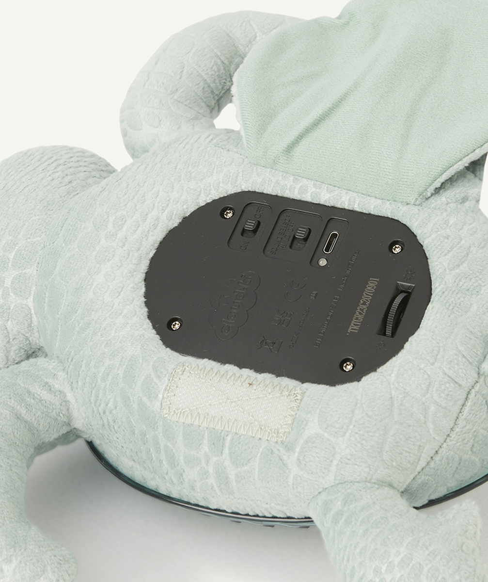 CLOUD Bveilleuse tortue musicale et lumineuse verte en fibres recyclées