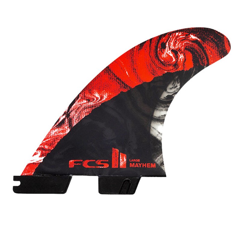 Ailerons FCS II MB PC Carbon Tri Set Large - The Corner Shop