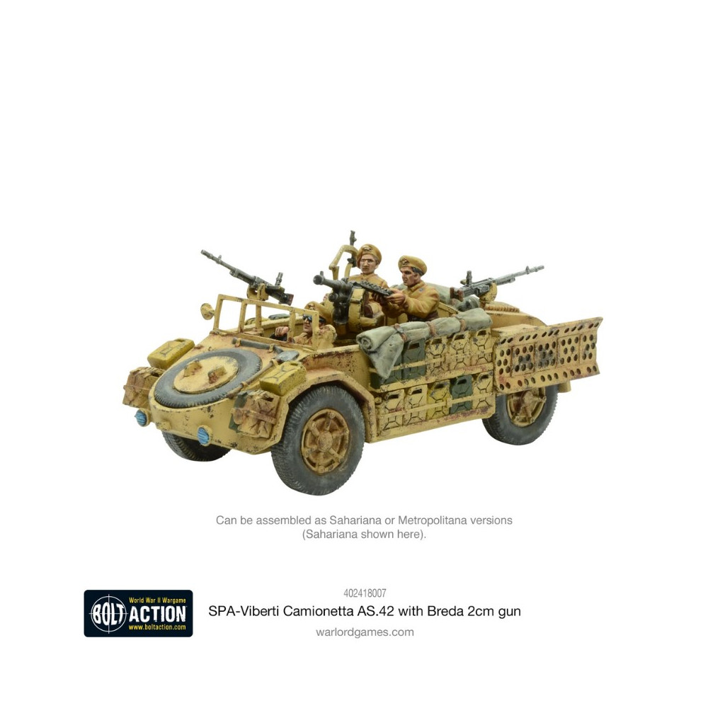 Bolt Action - SPA-Viberti Camionetta AS.42 with Breda 2cm Gun