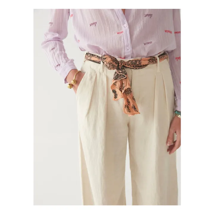 Maison Hotel Pantalon Ample Marisa | Blanc