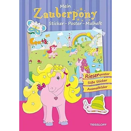 Tessloff Mein Zauberpony Sticker-Poster-Malheft