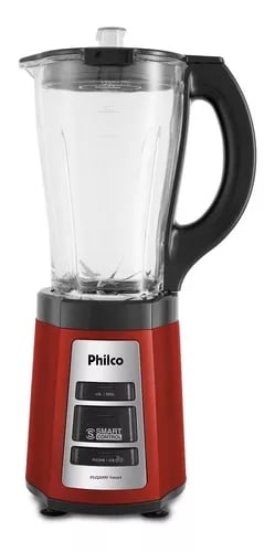 Liquidificador Smart Copo Vidro 600w Plq2000 Philco 110v