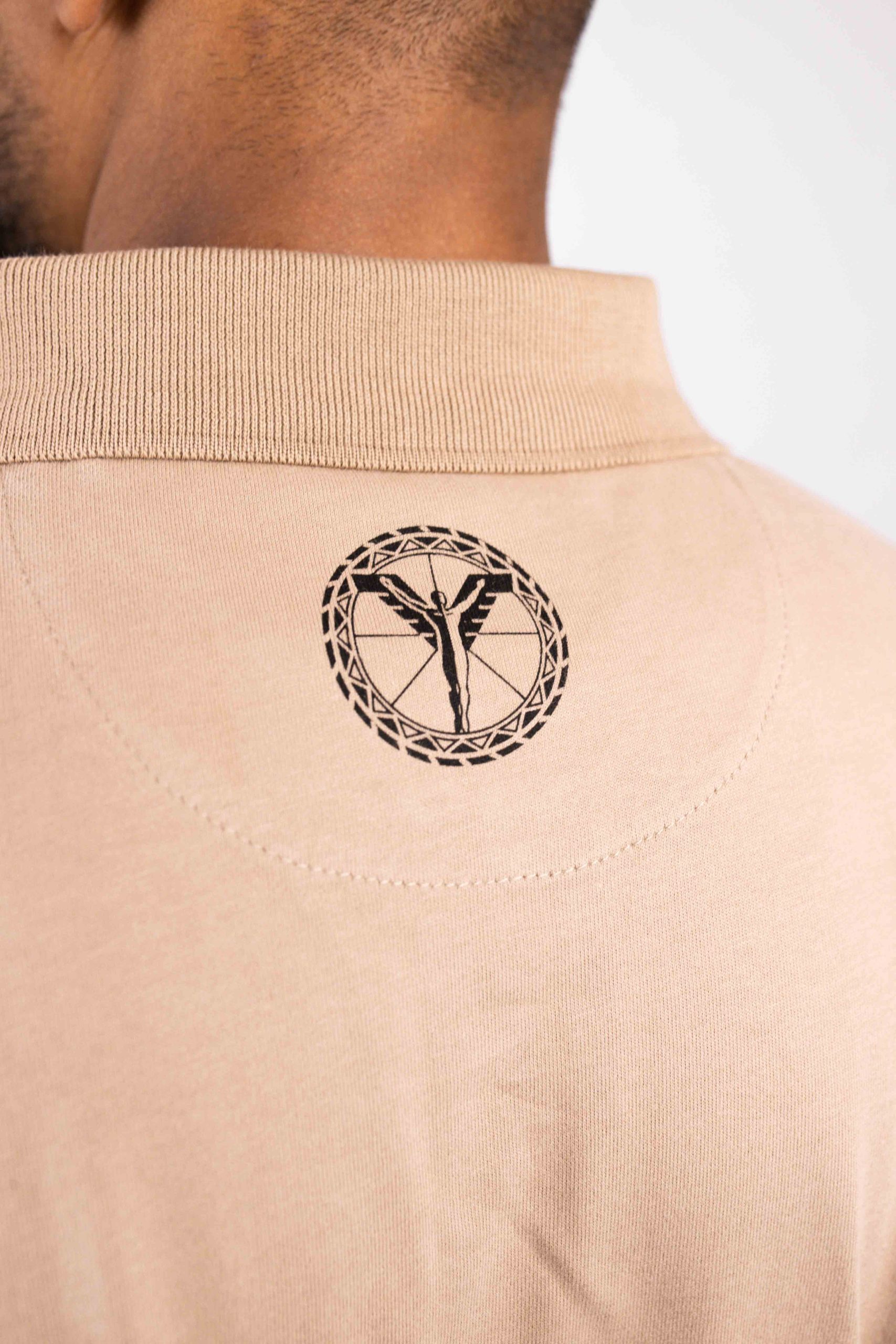 Carlo Colucci C3436 56 Basic Polo Heren Beige