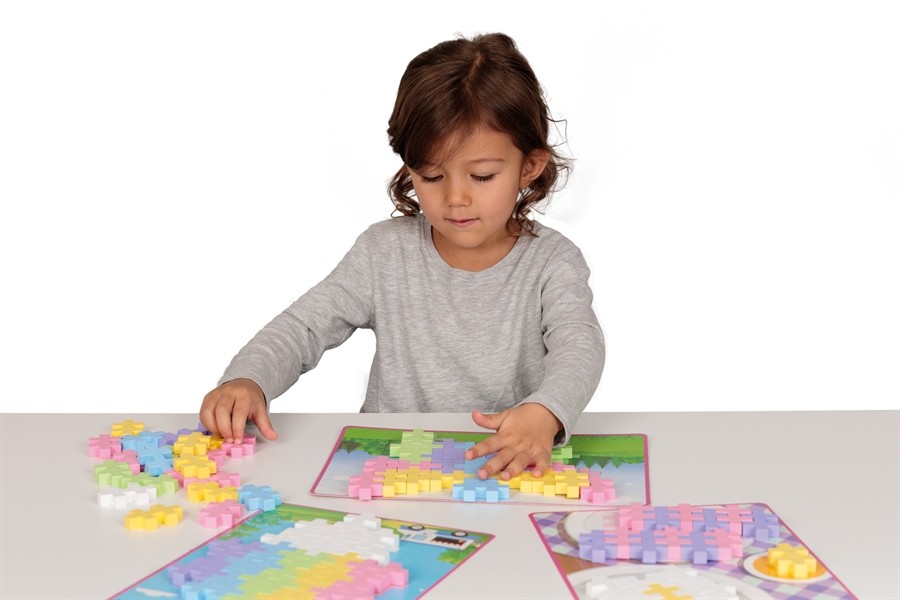 Plus Plus - BIG Pastel - Billedpuslespil - 60 dele (3281)