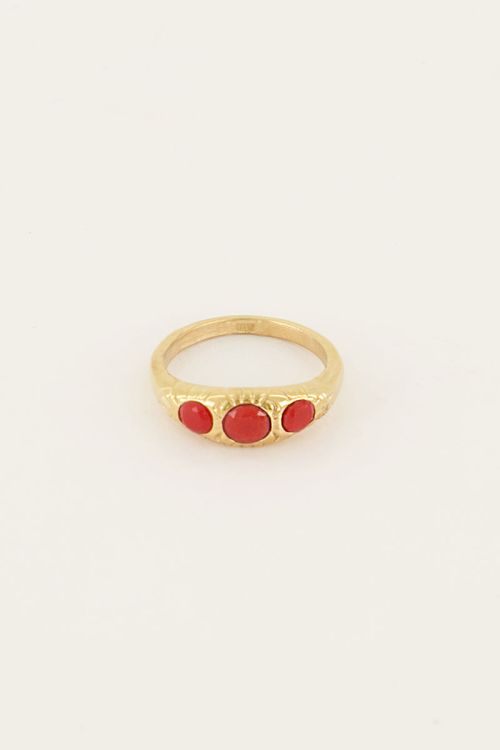 Triple cranberry ring