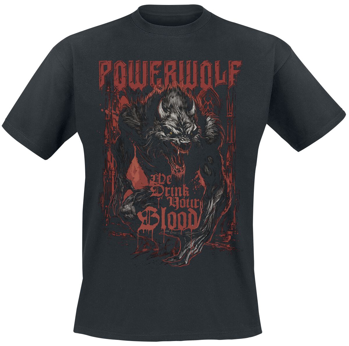 We Drink Your Blood | Powerwolf T-Shirt Manches courtes