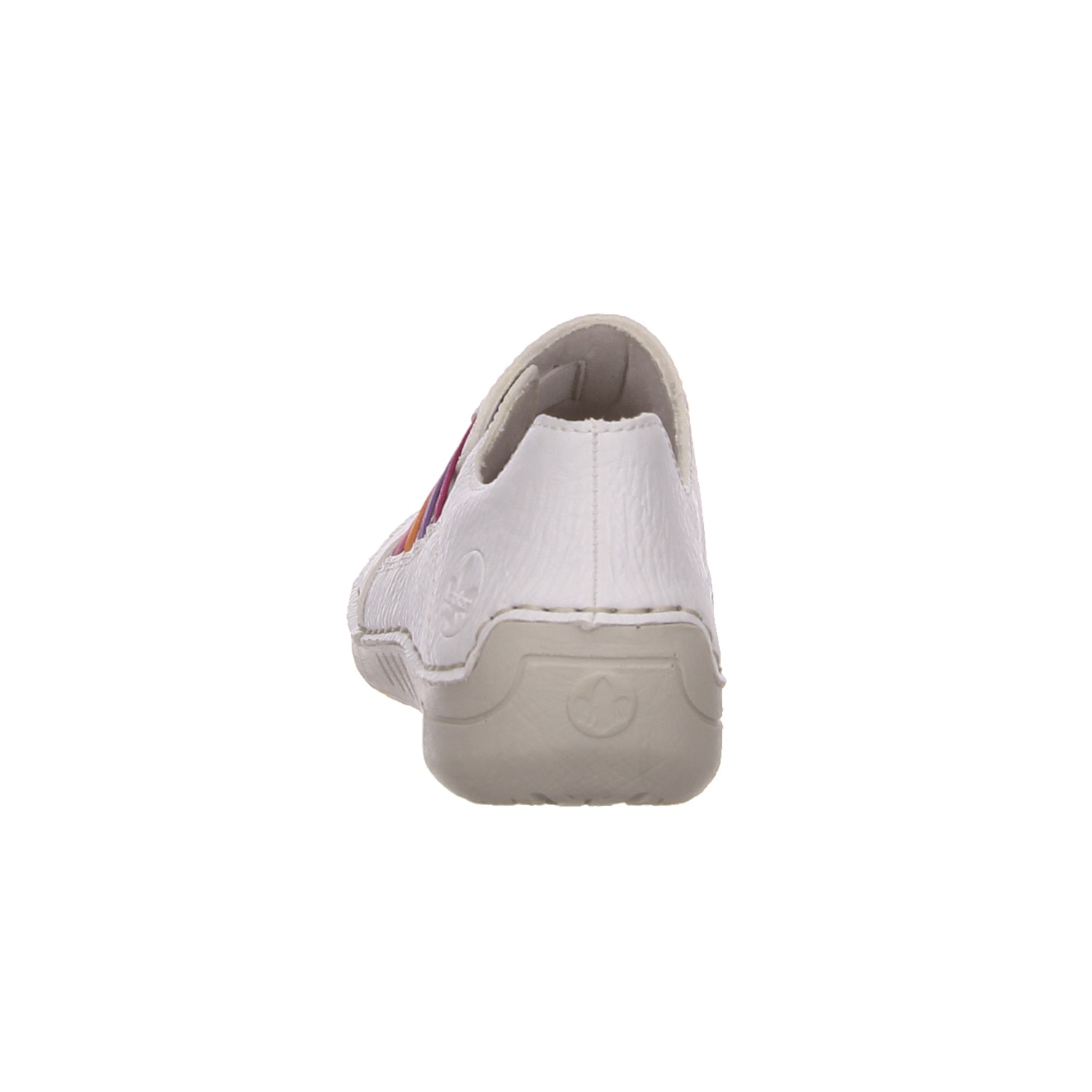 Rieker Slipper weiß weiss/weiss kombi