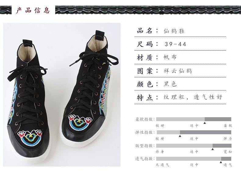 Sparrow Farm - Geborduurde canvas hoge sneakers