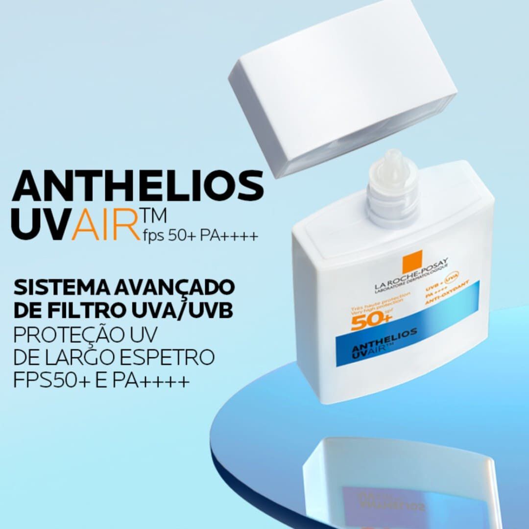 LA ROCHE POSAY  Anthelios Fluído UV-Air FPS50+ - Proteção Solar Invisível com Efeito Matificante - 40ml
