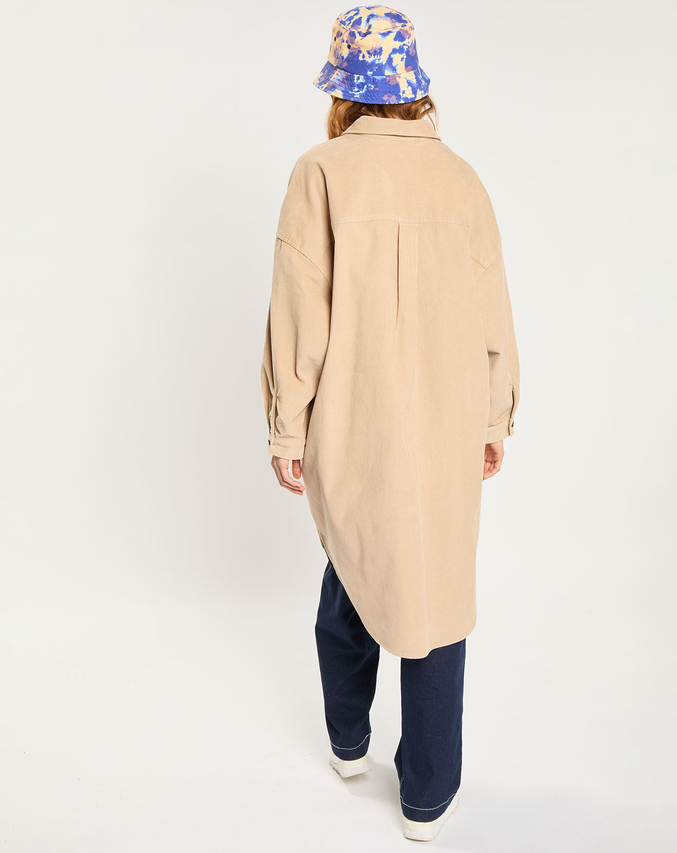 Element Veste surchemise en Velours milleraies Manitoba Cord beige foncé