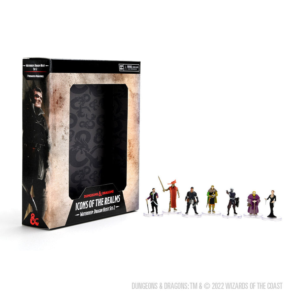 D&D Icons of the Realms Premium Figures - Waterdeep - Dragonheist Box Set 2