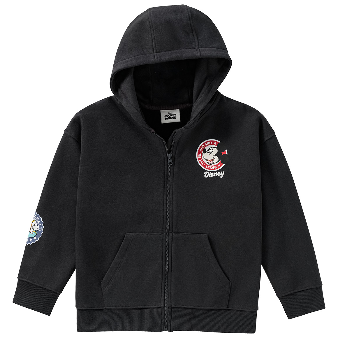 Topolino Micky Maus Sweatjacke mit Backprint dunkelgrau