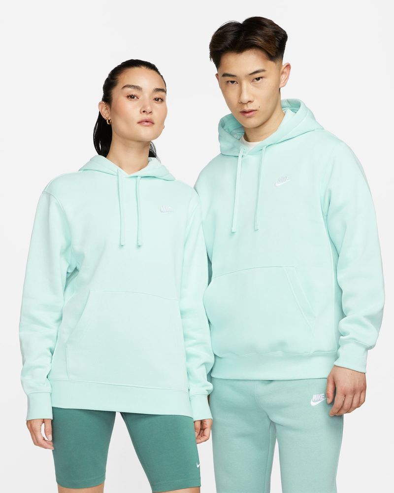 Sweat à capuche Nike Sportswear Club Fleece Vert d'eau pour homme