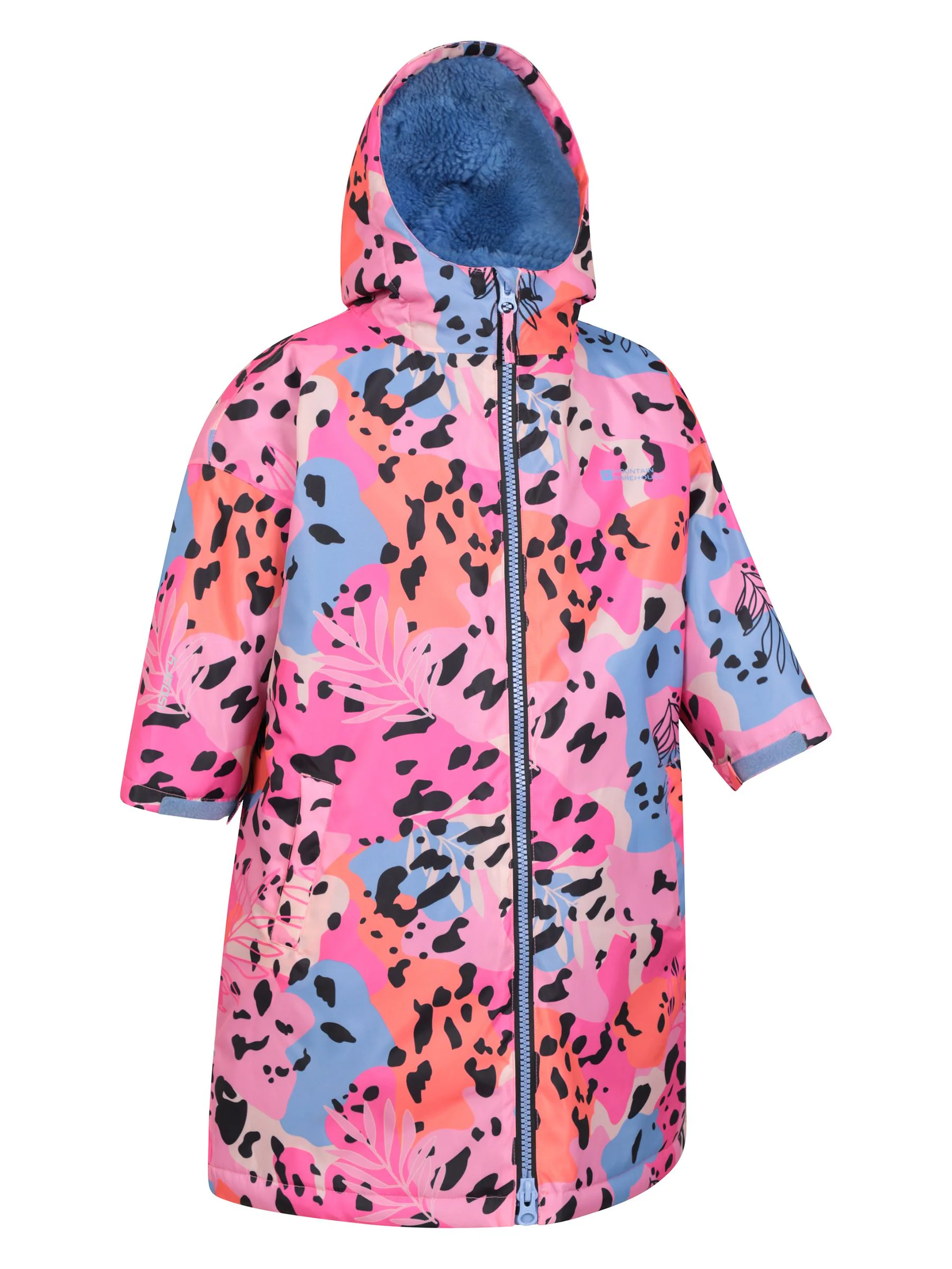 Mountain Warehouse Tidal bedrukte waterdichte omkleedjas voor kinderen