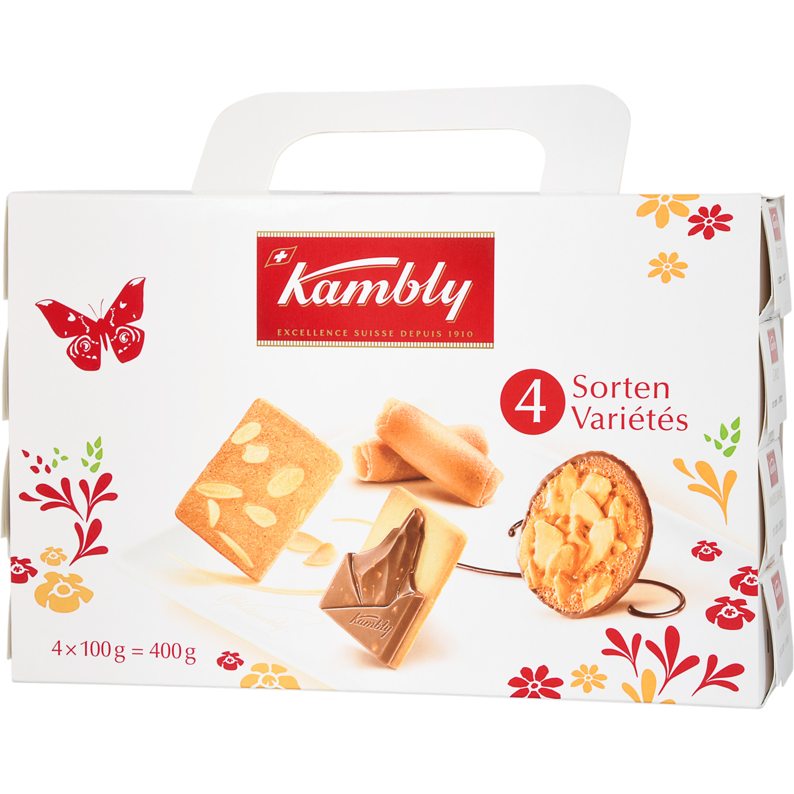 Kambly Koffer Frühling 4x100g